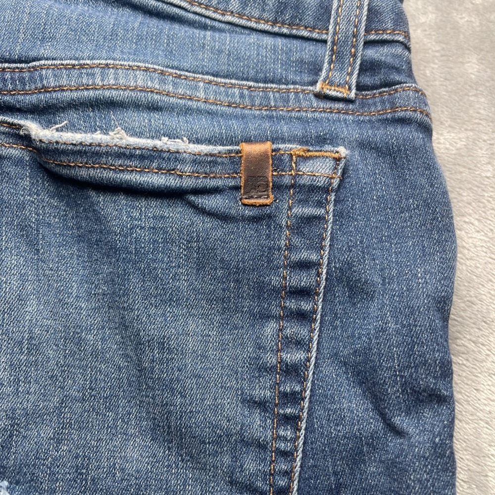 JOES JEANS Women's Size 27 Curvy Skinny Ankle Blue Denim Jeans Distressed - Picture 8 of 8